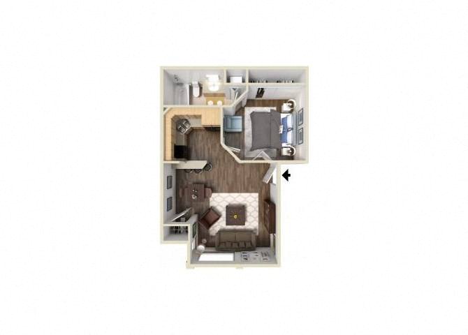 Floor plan layout diagram for 1A Renovation 2